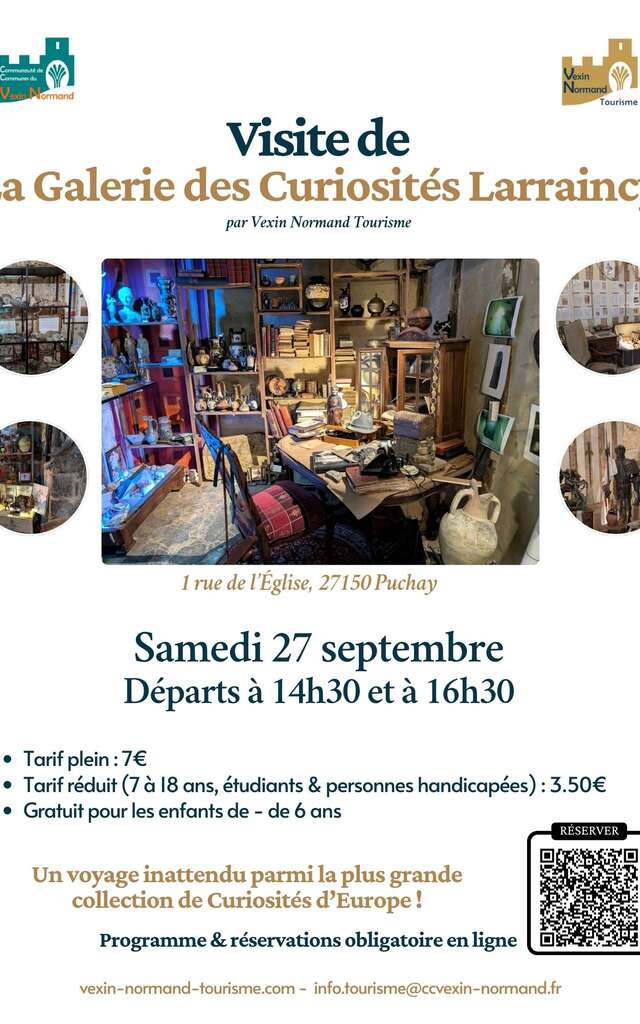 Visite de la Galerie des Curiosités Larraincy