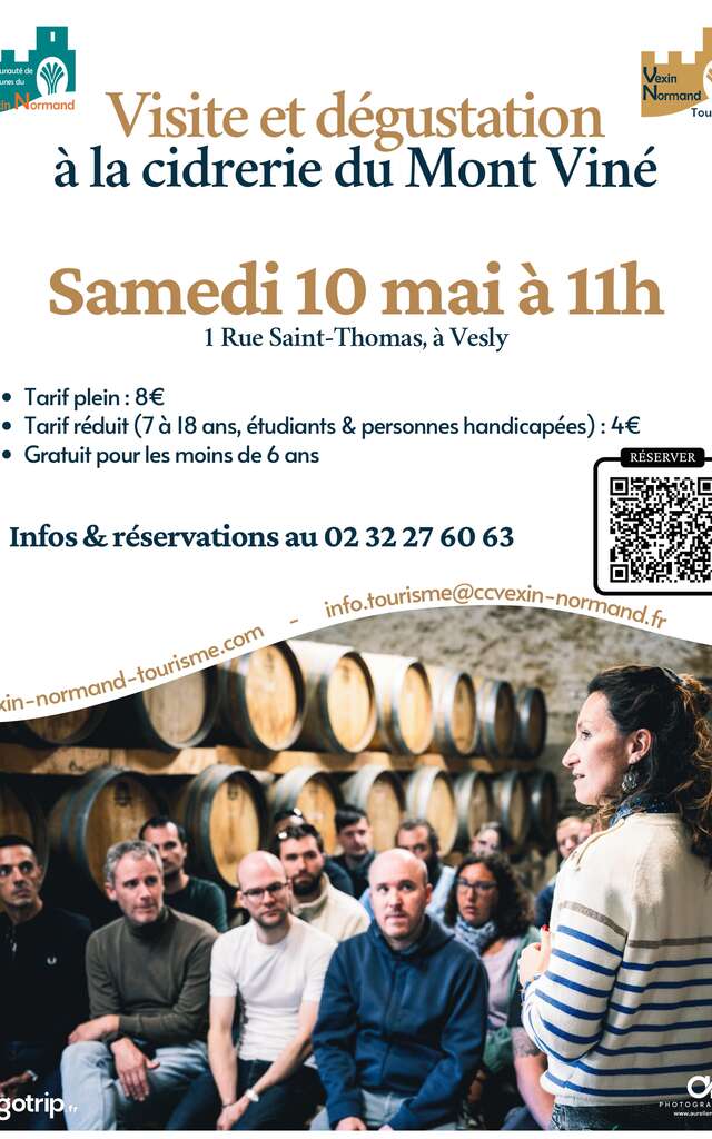 Visite et dégustation à la cidrerie du Mont Viné