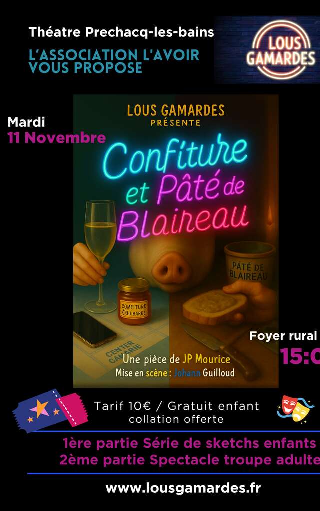 Théâtre par "Lous Gamardes"