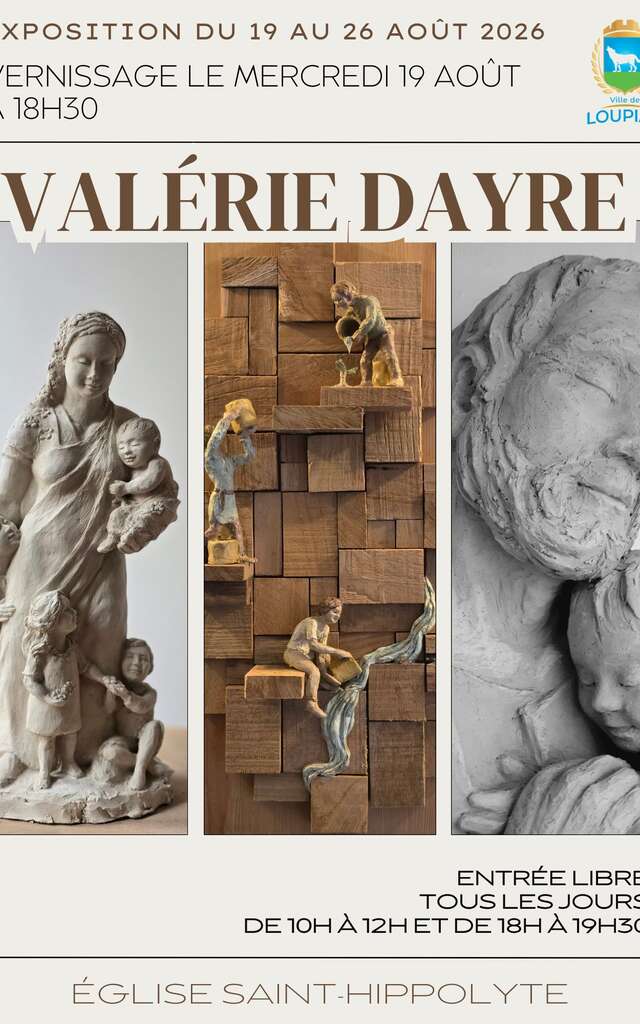EXPOSITION DES SCULPTURES DE VALÉRIE DAYRE