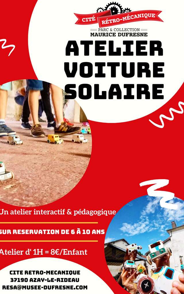 Atelier Enfant "Création Voiture Solaire"
