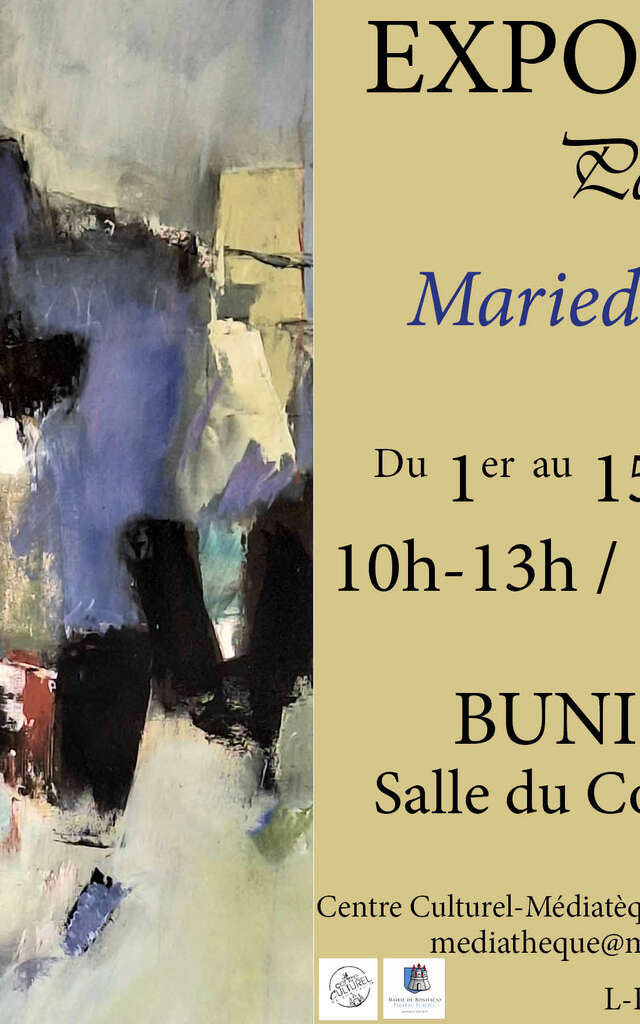 EXPOSITION DE L'ARTISTE PEINTRE : MARIE-DOMINIQUE FERRACCI