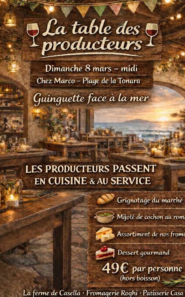 GUINGUETTE : REPAS DES PRODUCTEURS