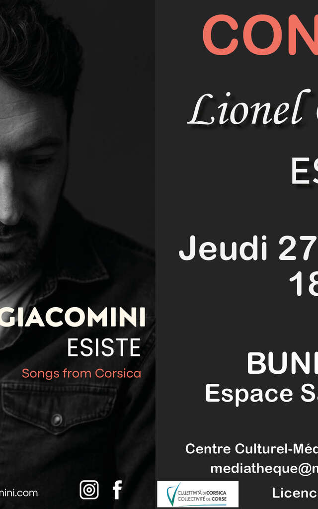 CONCERT : LIONEL GIACOMINI "ESISTE"