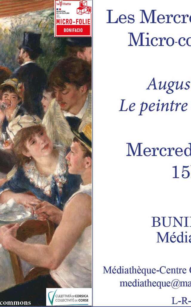 MICRO-CONFÉRENCE : AUGUSTE RENOIR, LE PEINTRE DU BONHEUR