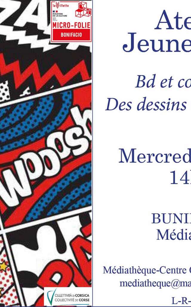 ATELIER JEUNE PUBLIC : BD ET COMICS