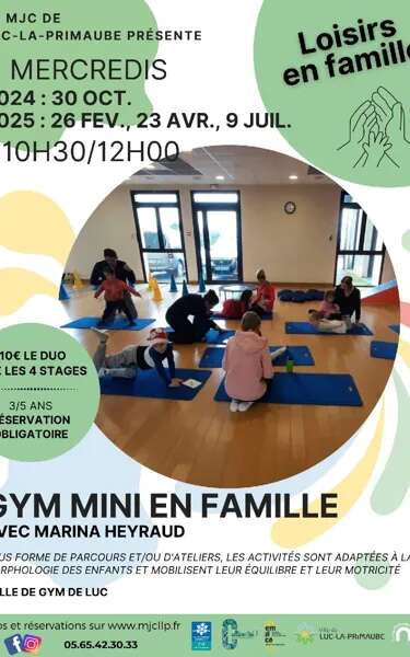 LOISIRS EN FAMILLE : Gym mini