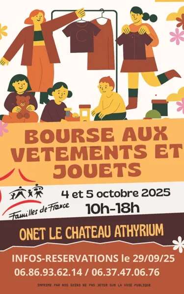 Bourse aux vêtements et aux jouets