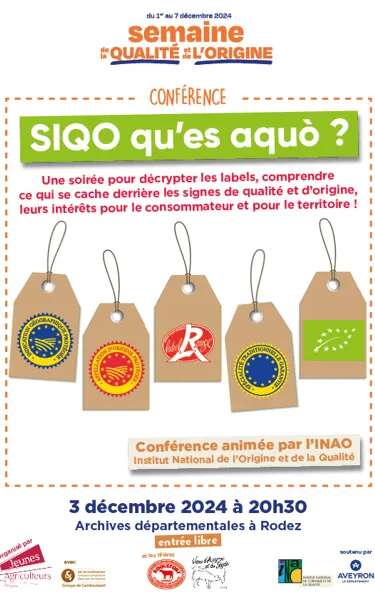 Conférence : SIQO qu'es aquò ?