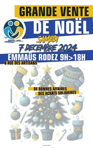 Vente de Noël Emmaüs