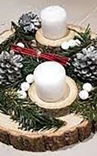 Festival Bonheurs d'Hiver - atelier décoration centre de table