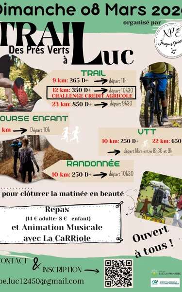 Trail des Prés Verts de Luc La Primaube