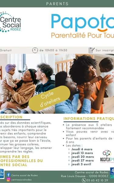 Cycle d’atelier Parentalité Pour Tous (PAPOTO)