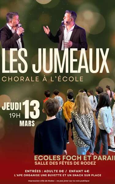 Chorale à l'école avec Les Jumeaux