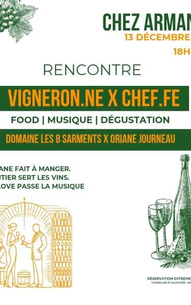 Rencontre Vigneron.ne X Chef.fe