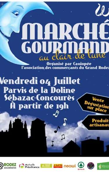 Marché gourmand à Sébazac - 4 juillet