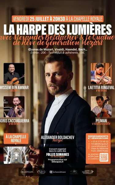 Concert à la Chapelle Royale La Harpe des Lumières