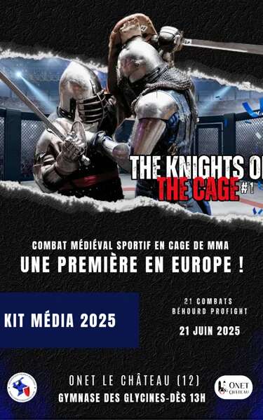 Tournoi de profight : combat médiéval en armure