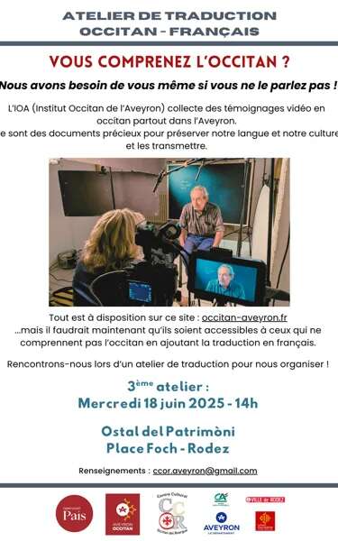 Atelier de traduction occitan - français