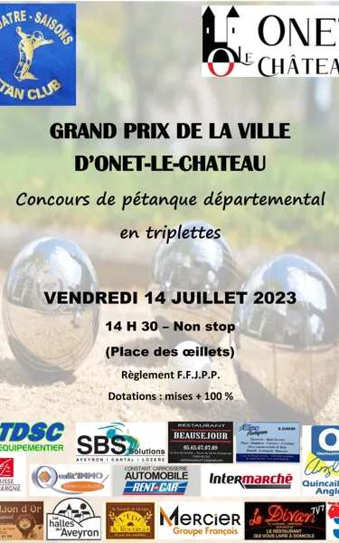 Tournoi de pétanque départemental