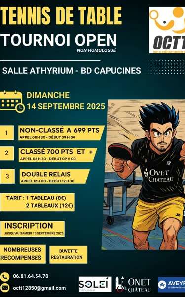 Tournoi de tennis de table