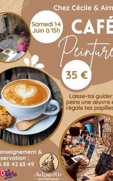 Café Peinture au restaurant Cécile & Aimé