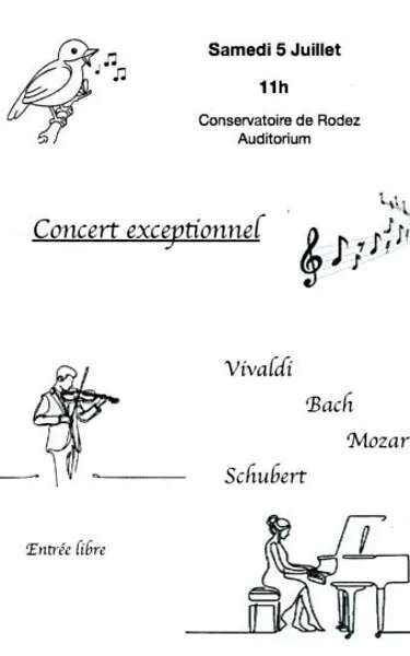 Concert exceptionnel au Conservatoire