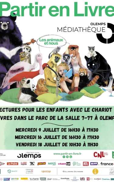 Lecture pour enfants "Partir en livre"