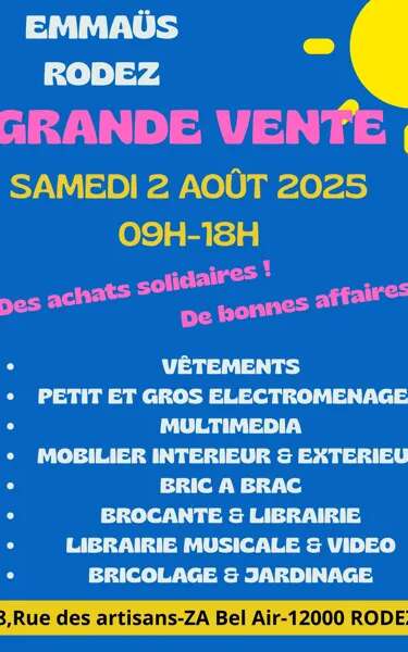 Grande Vente Emmaüs