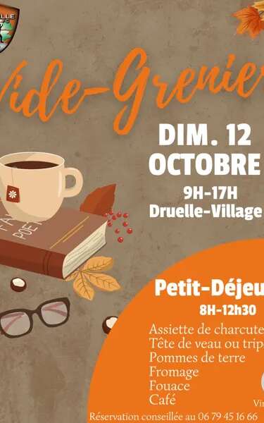 Vide grenier et Petit-déjeuner