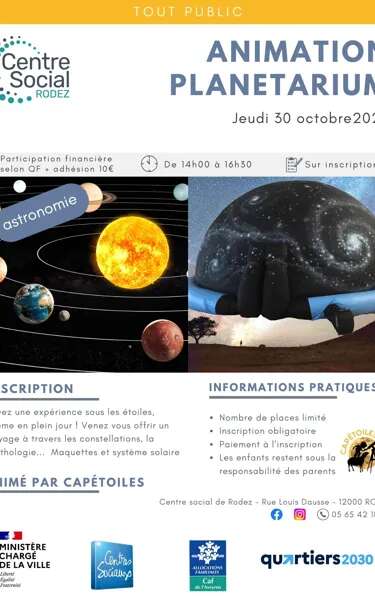 Animation planétarium