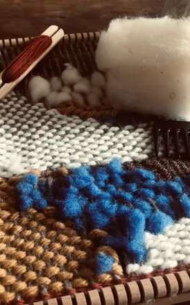 Visite/atelier à 4 mains (4-6 ans) : "Initiation au tissage".