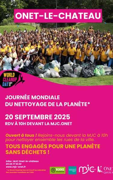 Journée mondiale de nettoyage de notre Planète