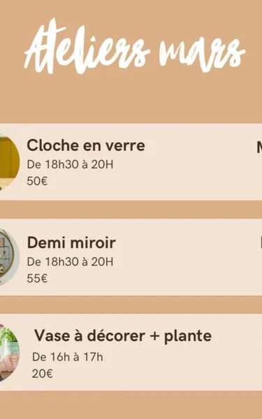 Atelier Art Floral : Cloche en verre