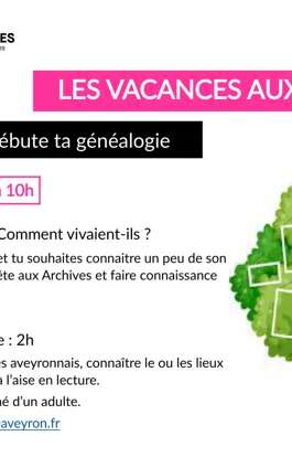 Les vacances aux archives