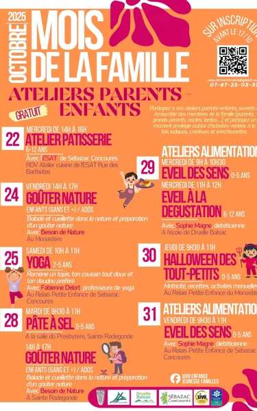 Atelier pâtisserie- mois de la famille