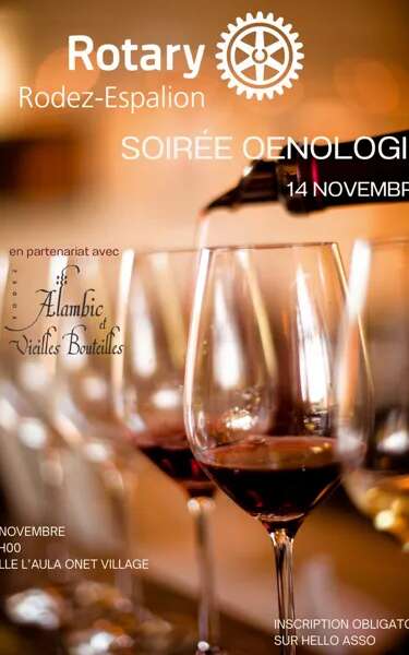 Soirée œnologie du Rotary Rodez- Espalion