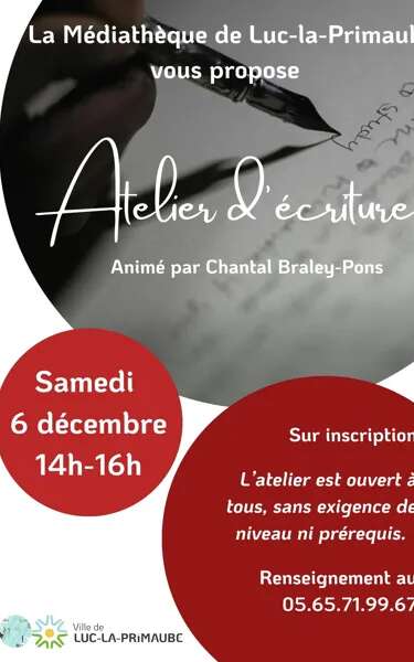 Atelier d'écriture