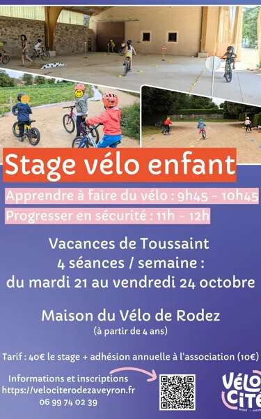 Stage Vélo pour enfants