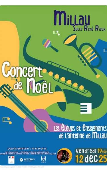 Festival Bonheurs d'Hiver - Concert de Noël - Conservatoire de l'Aveyron