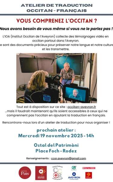 Atelier de traduction occitan-Français