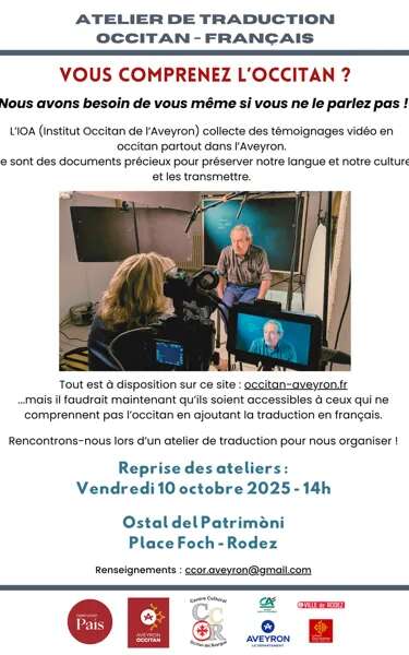 Atelier de traduction occitan-Français