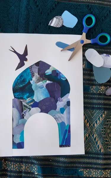 Atelier Porte d'Orient en papier découpé