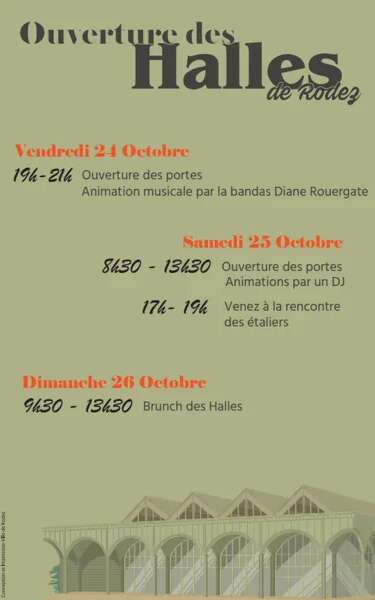 Inauguration des Halles de Rodez