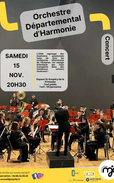 CONCERT : Orchestre Départemental d'Harmonie