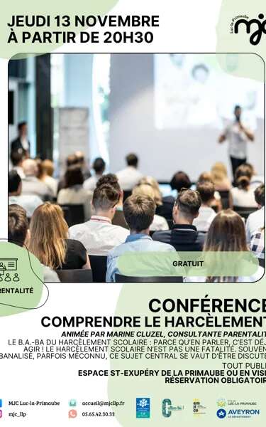 CONFÉRENCE : Comprendre le harcèlement
