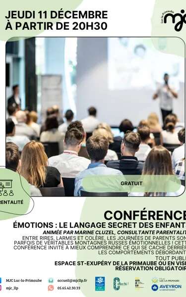 CONFÉRENCE : Émotions, le langage secret des enfants