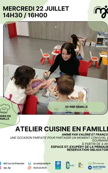 LOISIRS EN FAMILLE : Atelier cuisine