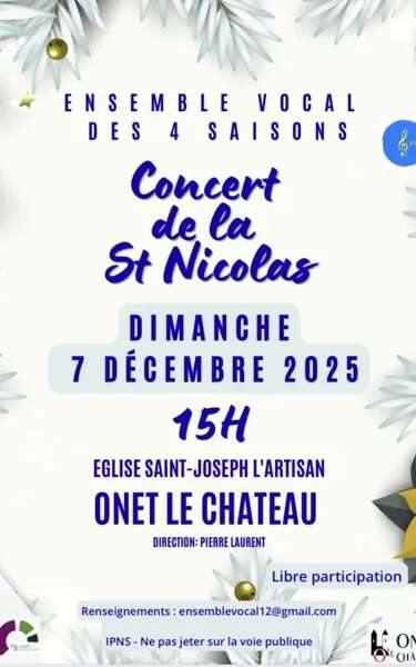 Concert de la St Nicolas