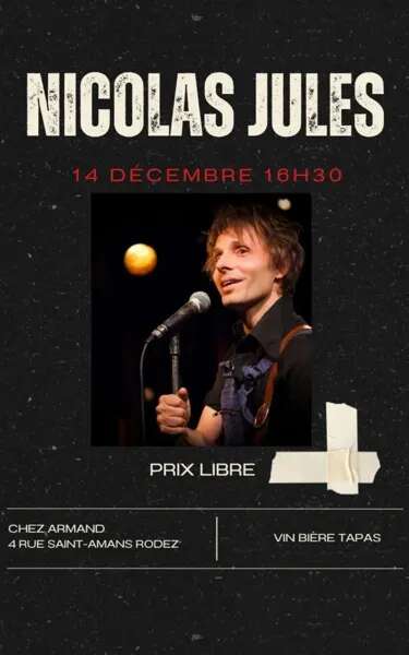 Concert : Nicolas Jules